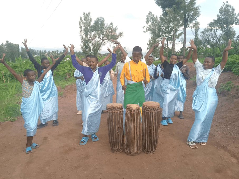 Baho Family donated Rwandan Traditional drums
